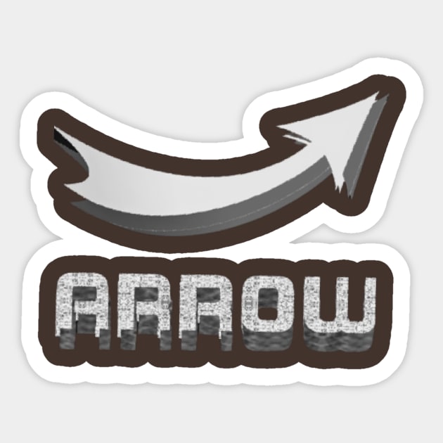 arrow Art design. Sticker by Dilhani